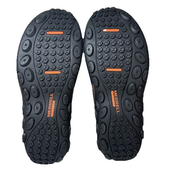 Merrell Jungle Moc Leather Comp Toe Work Shoe Men Size 10W 62044 Anti-Slip Brown - Picture 12 of 15